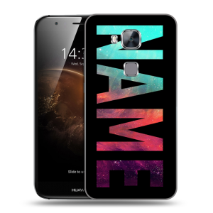 Пластиковый чехол на Huawei G8 с принтом NAME
