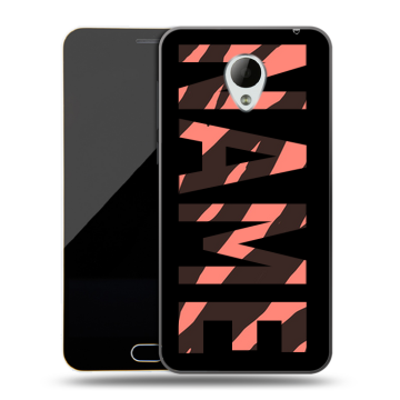 Пластиковый чехол на Meizu M2 Mini с принтом NAME