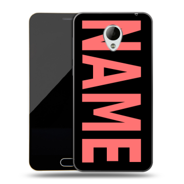 Пластиковый чехол на Meizu M2 Mini с принтом NAME