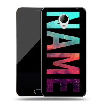 Пластиковый чехол на Meizu M2 Mini с принтом NAME