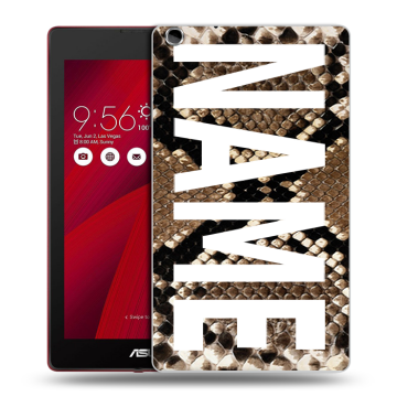 Силиконовый чехол на ASUS ZenPad C 7.0 с принтом NAME