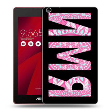Силиконовый чехол на ASUS ZenPad C 7.0 с принтом ИМЯ