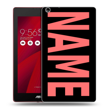 Силиконовый чехол на ASUS ZenPad C 7.0 с принтом NAME