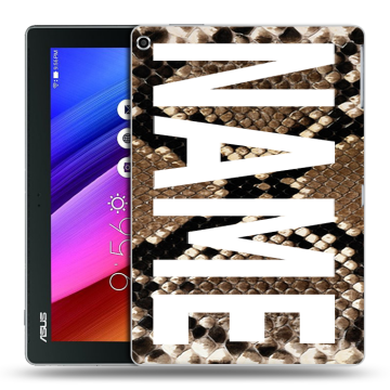 Силиконовый чехол на ASUS ZenPad 10 с принтом NAME