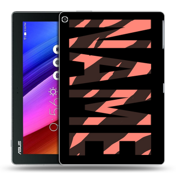 Силиконовый чехол на ASUS ZenPad 10 с принтом NAME