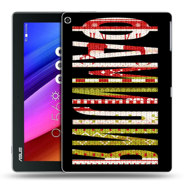Силиконовый чехол на ASUS ZenPad 10 с принтом ФАМИЛИЯ