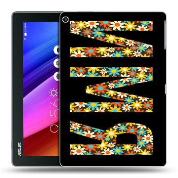 Силиконовый чехол на ASUS ZenPad 10 с принтом ИМЯ