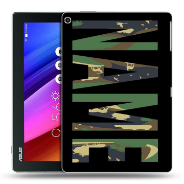 Силиконовый чехол на ASUS ZenPad 10 с принтом NAME