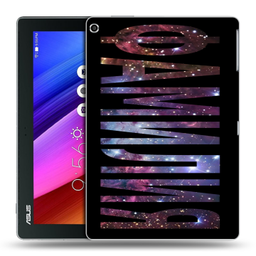 Силиконовый чехол на ASUS ZenPad 10 с принтом ФАМИЛИЯ