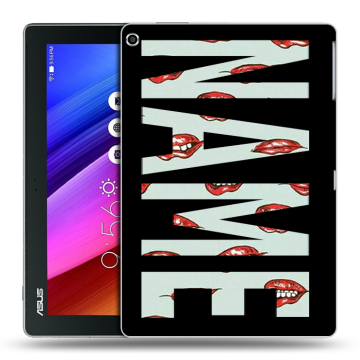 Силиконовый чехол на ASUS ZenPad 10 с принтом NAME
