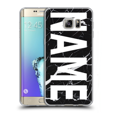 Пластиковый чехол на Samsung Galaxy S6 Edge Plus с принтом NAME