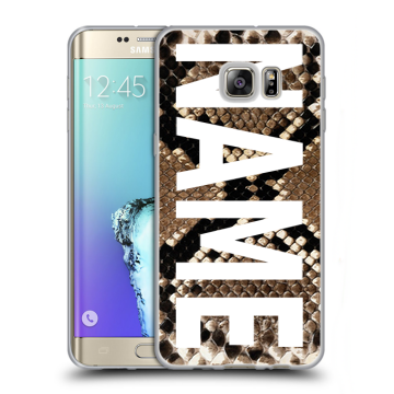Пластиковый чехол на Samsung Galaxy S6 Edge Plus с принтом NAME