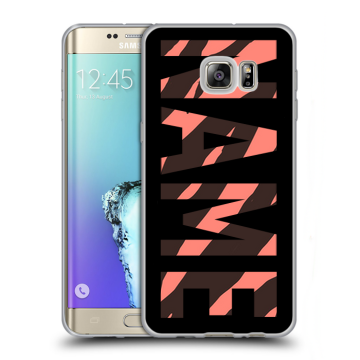 Пластиковый чехол на Samsung Galaxy S6 Edge Plus с принтом NAME