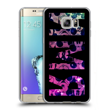 Пластиковый чехол на Samsung Galaxy S6 Edge Plus с принтом ИМЯ