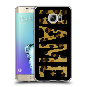 Пластиковый чехол на Samsung Galaxy S6 Edge Plus с принтом NAME