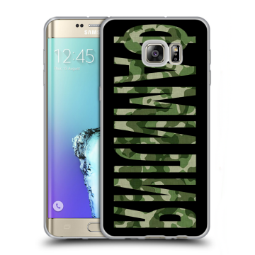 Пластиковый чехол на Samsung Galaxy S6 Edge Plus с принтом ФАМИЛИЯ
