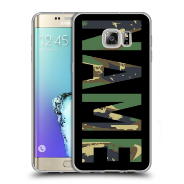 Пластиковый чехол на Samsung Galaxy S6 Edge Plus с принтом NAME