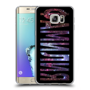 Пластиковый чехол на Samsung Galaxy S6 Edge Plus с принтом ФАМИЛИЯ