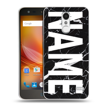 Пластиковый чехол на ZTE Blade X5 с принтом NAME
