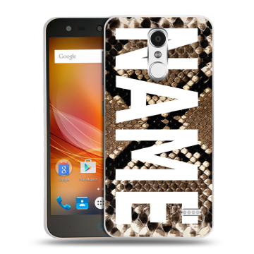 Пластиковый чехол на ZTE Blade X5 с принтом NAME