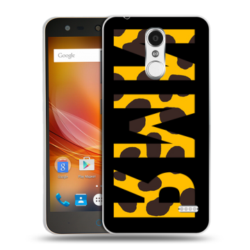 Пластиковый чехол на ZTE Blade X5 с принтом ИМЯ