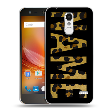 Пластиковый чехол на ZTE Blade X5 с принтом NAME