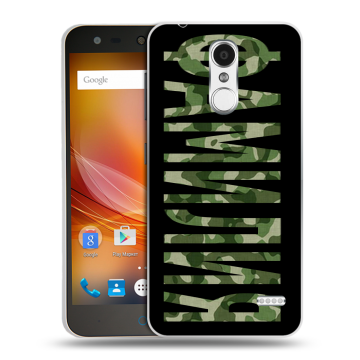 Пластиковый чехол на ZTE Blade X5 с принтом ФАМИЛИЯ