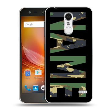 Пластиковый чехол на ZTE Blade X5 с принтом NAME