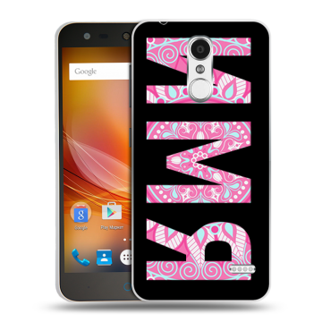Пластиковый чехол на ZTE Blade X5 с принтом ИМЯ
