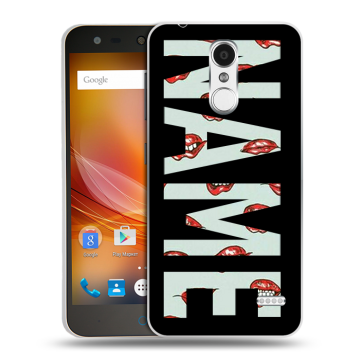 Пластиковый чехол на ZTE Blade X5 с принтом NAME