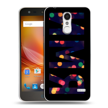 Пластиковый чехол на ZTE Blade X5 с принтом ИМЯ
