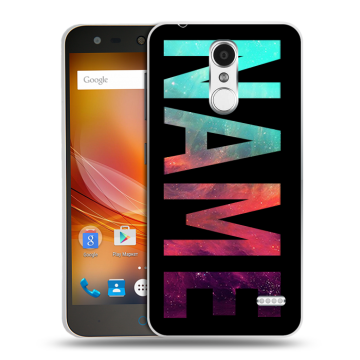 Пластиковый чехол на ZTE Blade X5 с принтом NAME