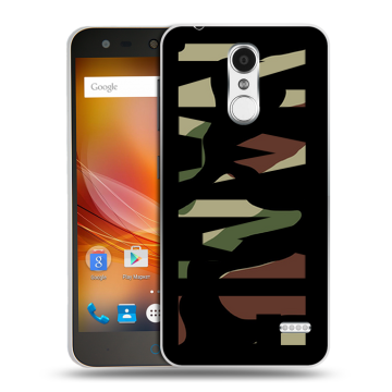 Пластиковый чехол на ZTE Blade X5 с принтом NAME