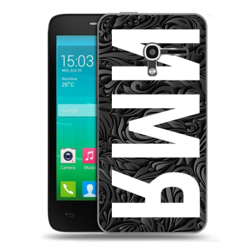 Пластиковый чехол на Alcatel One Touch Pop D3 с принтом ИМЯ