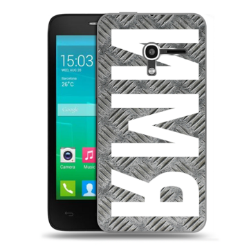 Пластиковый чехол на Alcatel One Touch Pop D3 с принтом ИМЯ