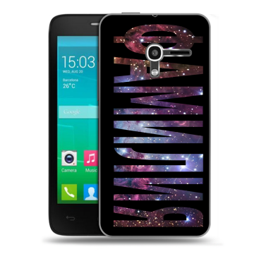 Пластиковый чехол на Alcatel One Touch Pop D3 с принтом ФАМИЛИЯ