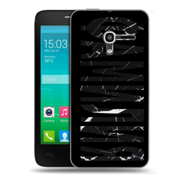 Пластиковый чехол на Alcatel One Touch Pop D3 с принтом ФАМИЛИЯ