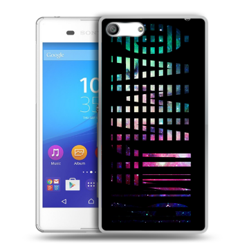 Силиконовый чехол на Sony Xperia M5 с принтом ФАМИЛИЯ