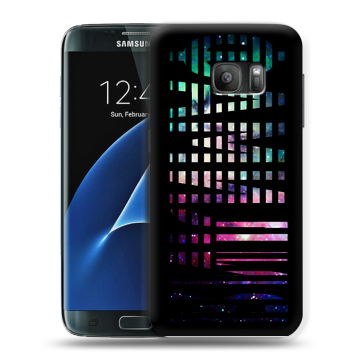 Силиконовый противоударный чехол на Samsung Galaxy S7 с принтом ФАМИЛИЯ