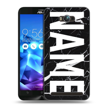 Пластиковый чехол на ASUS ZenFone Max с принтом NAME