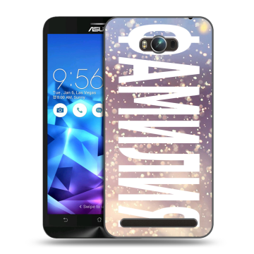 Пластиковый чехол на ASUS ZenFone Max с принтом ФАМИЛИЯ