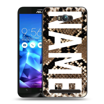 Пластиковый чехол на ASUS ZenFone Max с принтом NAME