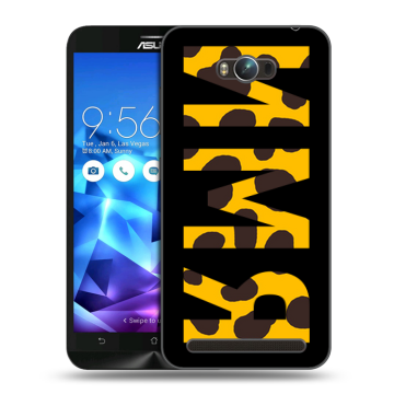 Пластиковый чехол на ASUS ZenFone Max с принтом ИМЯ