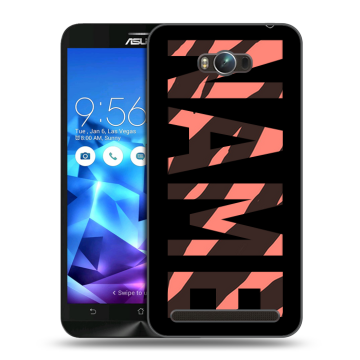 Пластиковый чехол на ASUS ZenFone Max с принтом NAME