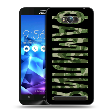 Пластиковый чехол на ASUS ZenFone Max с принтом ФАМИЛИЯ