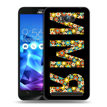 Пластиковый чехол на ASUS ZenFone Max с принтом ИМЯ