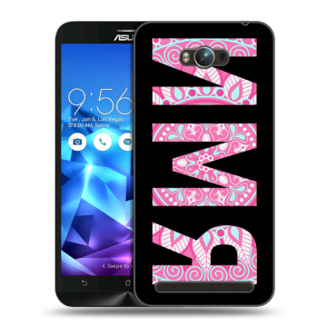 Пластиковый чехол на ASUS ZenFone Max с принтом ИМЯ