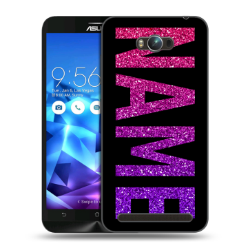 Пластиковый чехол на ASUS ZenFone Max с принтом NAME