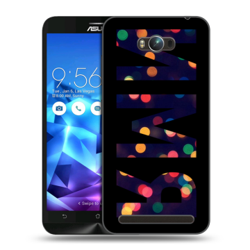 Пластиковый чехол на ASUS ZenFone Max с принтом ИМЯ