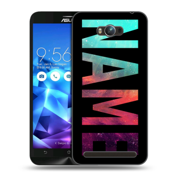 Пластиковый чехол на ASUS ZenFone Max с принтом NAME
